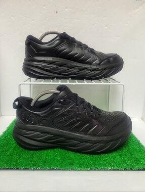 Hoka One One W Bondi SR Wide Oil Slip Resistant Womens 9.5 Sneakers Running Walk